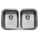 Fregadero bajo encimera TEKA BE 2C 765. 10125150, Dos cubetas, Inoxidable